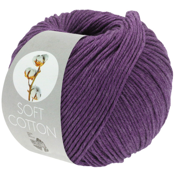 Lana Grossa Soft Cotton 053 Violett 50g