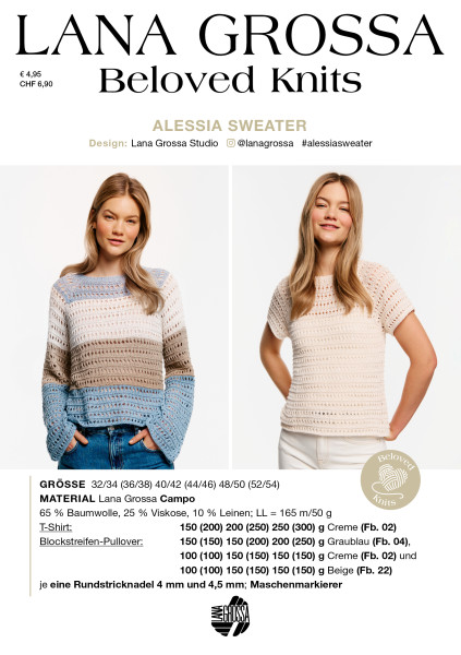 Anleitung Alessia Sweater