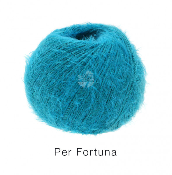 Lana Grossa Per Fortuna 015 Grünblau 50g