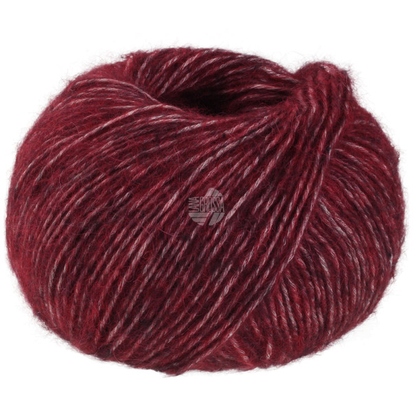 Lana Grossa Natural Alpaca Pelo 030 Burgund meliert