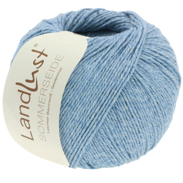 Lana Grossa Landlust Sommerseide 042 Rauchblau 50 g