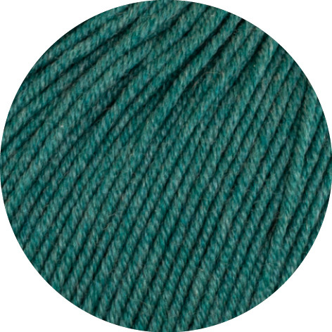 Lana Grossa Cool Wool 2000 Melangé 1425 Dunkelgrün meliert 50g