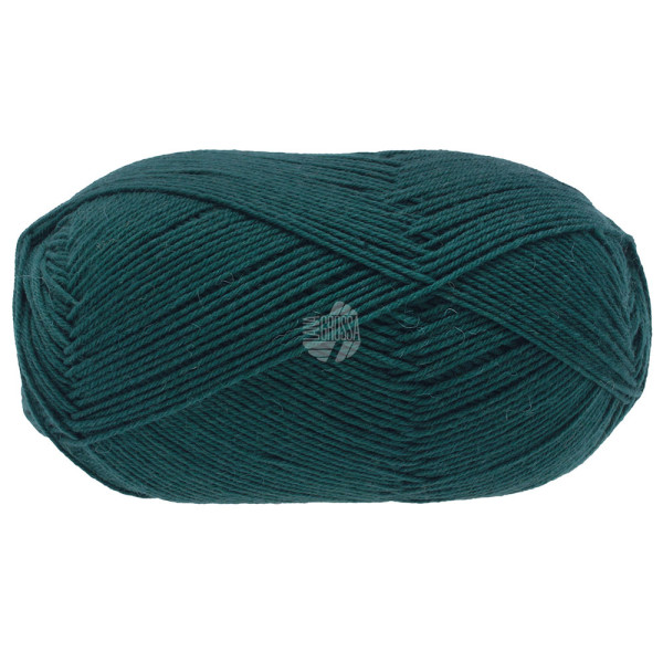 Lana Grossa Meilenweit 100 Merino Extrafein Uni 2467 Tiefseegrün