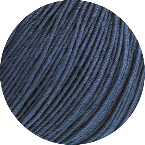 Lana Grossa Solo Lino 013 Stahlblau 50g