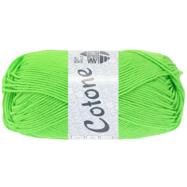 Lana Grossa Cotone Neon 217 Neongrün 50g