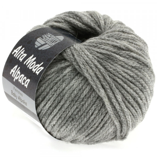 Lana Grossa Alta Moda Alpaca 012 Hellgrau meliert 50g