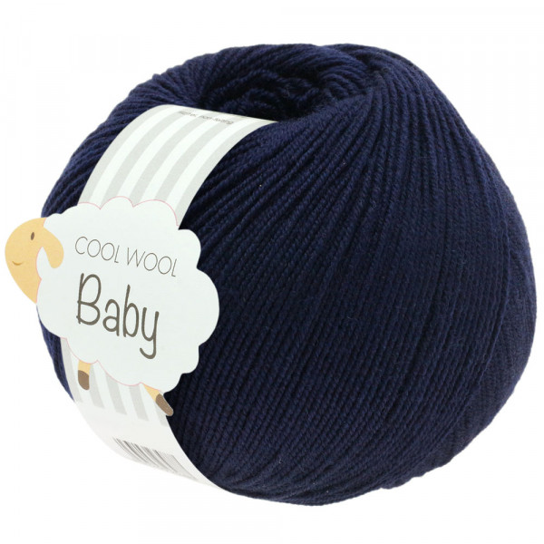 Lana Grossa Cool Wool Baby 210 Nachtblau 50g