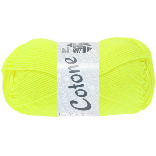 Lana Grossa Cotone Neon 215 Neongelb 50g