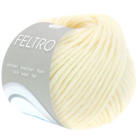 Lana Grossa Feltro 001 Rohweiß 50g Lana Grossa Feltro 001 Rohweiß 50g