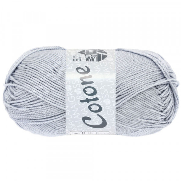 Lana Grossa Cotone 063 Silbergrau 50g