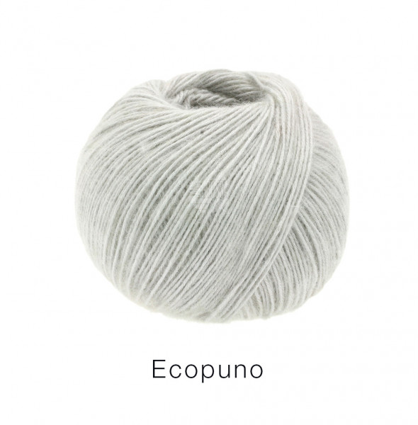 Lana Grossa Ecopuno 045 Silbergrau 50g