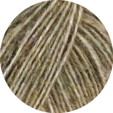 Lana Grossa Natural Alpaca Pelo 021 Heugrün meliert 50g