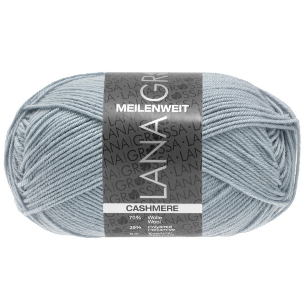 Lana Grossa Meilenweit 50 Cashmere 049 Pastellblau 50g