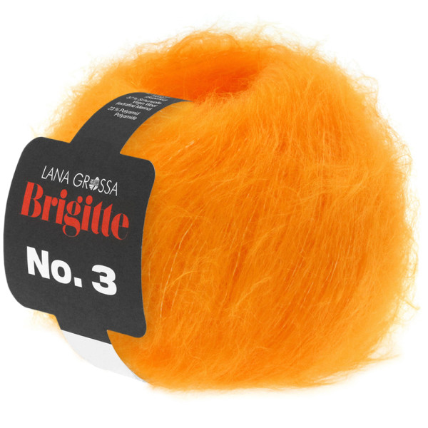 Lana Grossa Brigitte No.3 053 Gelborange 25g