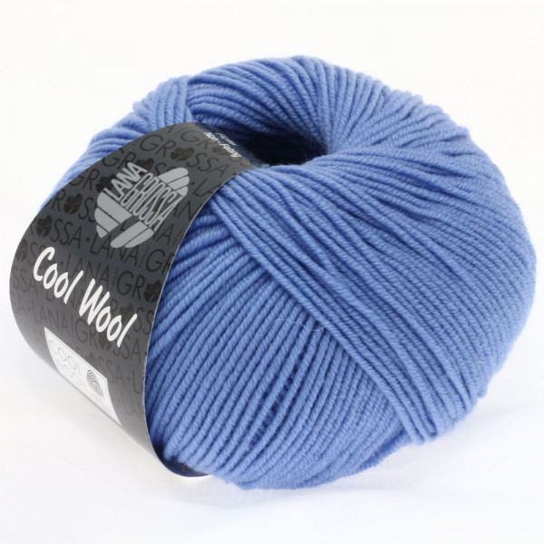 Lana Grossa Cool Wool 2000 463 Kornblumenblau 50g