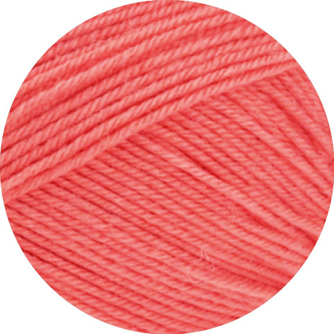 Lana Grossa Meilenweit 100 Merino Extrafein Uni 2443 Lachs 100g