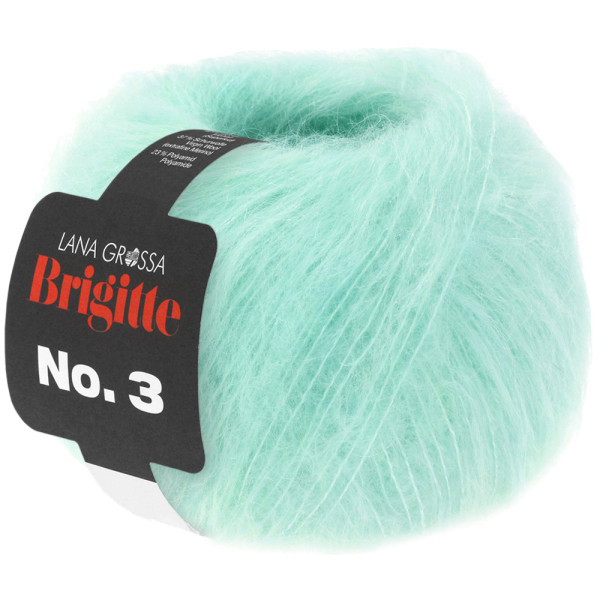 Lana Grossa Brigitte No.3 051 Eisblau 25g