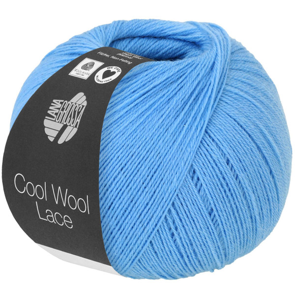 Cool Wool Lace 048 | Azurblau