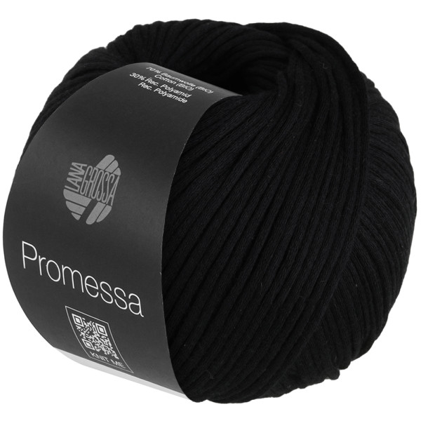 Lana Grossa Promessa 024 Schwarz 50g