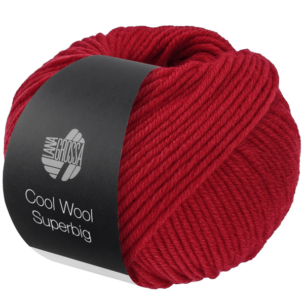 Lana Grossa Cool Wool Superbig 008 Kirschrot 50g