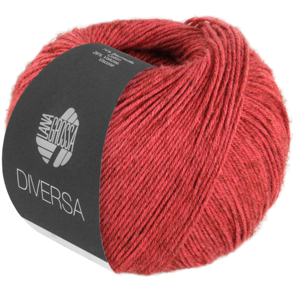 Lana Grossa Diversa 022 Rostrot 50g