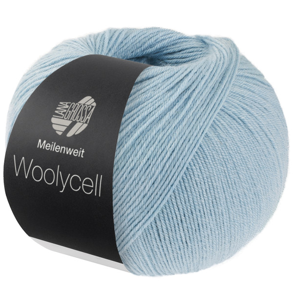 Lana Grossa Woolycell 007 Hellblau 100g