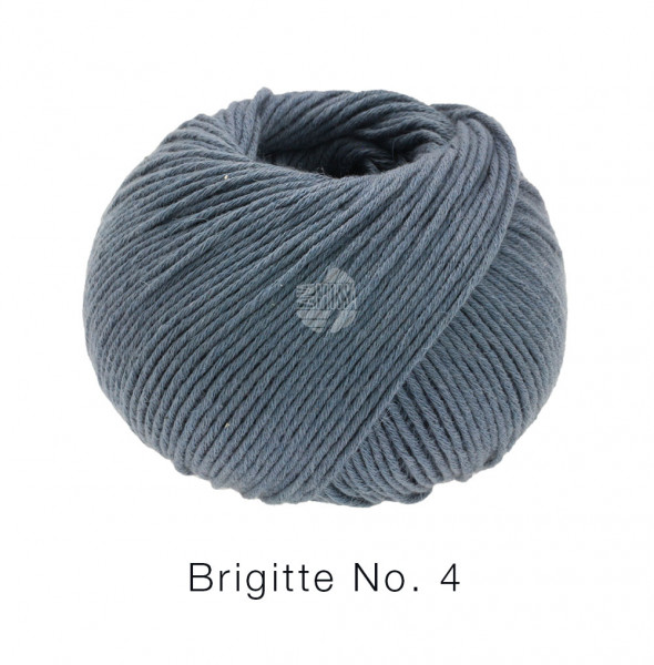 Lana Grossa Brigitte No.4 016 Stahlgrau 50g