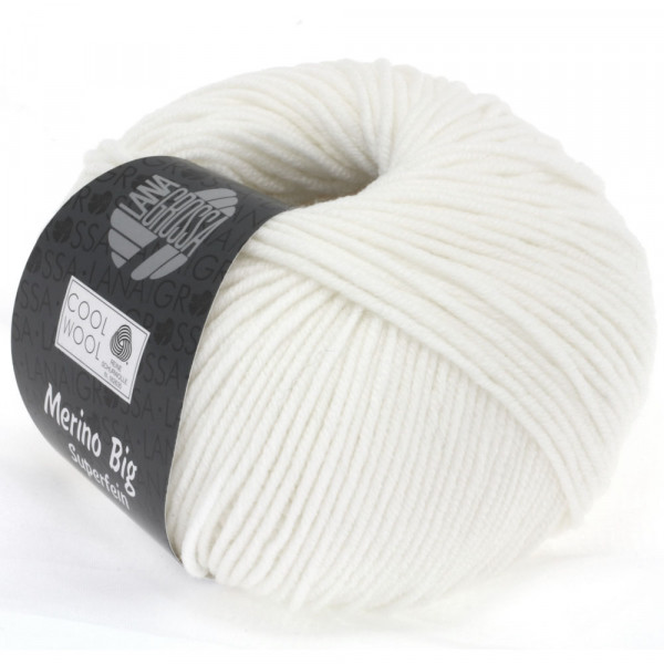 Lana Grossa Cool Wool Big 615 Weiß 50g