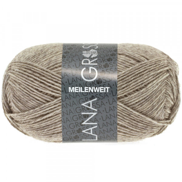 Lana Grossa Meilenweit 50 1359 Hellbraun 50g