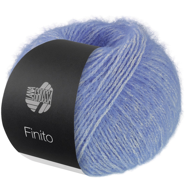 Lana Grossa Finito 022 Veilchenblau/Creme 50g