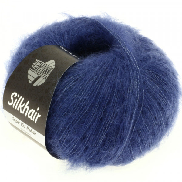 Lana Grossa Silkhair 079 Dunkelblau 25g