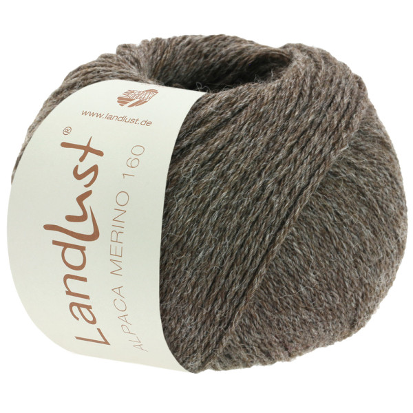 Lana Grossa Landlust Alpaka Merino 160 405 Graubraun 