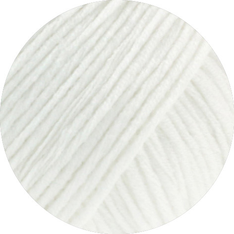Lana Grossa Cotton Light 001 Weiß 50g