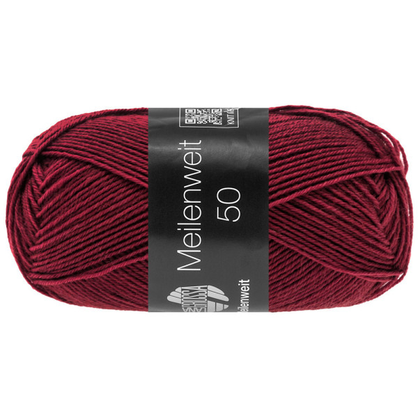 Lana Grossa Meilenweit 50 1423 Weinrot