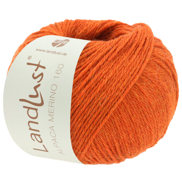 Lana Grossa Landlust Alpaka Merino 160 421 Dunkelorange