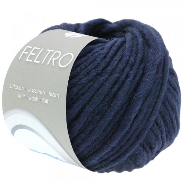 Lana Grossa Feltro 005 Nachtblau 50g