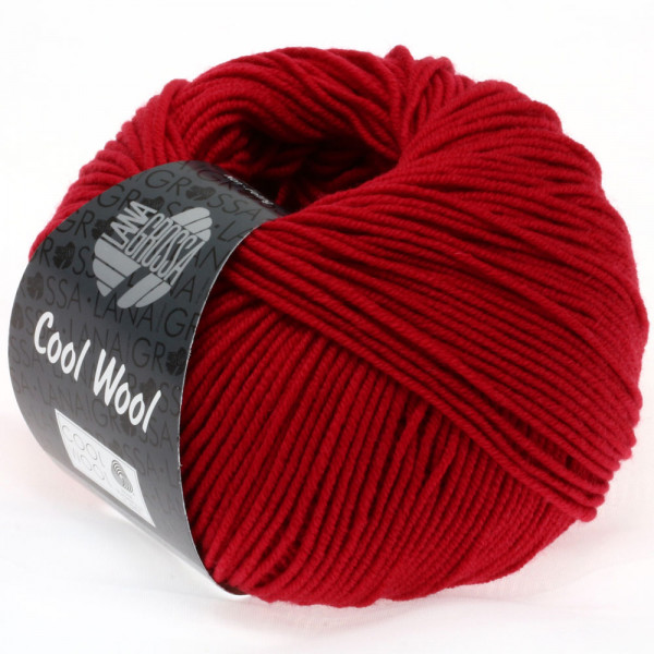 Lana Grossa Cool Wool 2000 437 Karminrot 50g