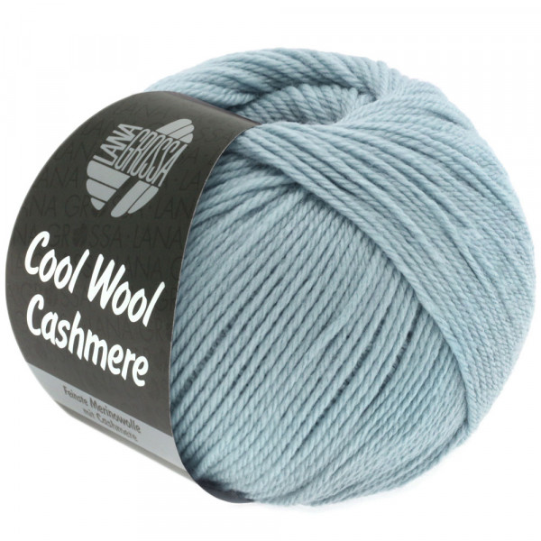 Lana Grossa Cool Wool Cashmere 025 Graublau 50g