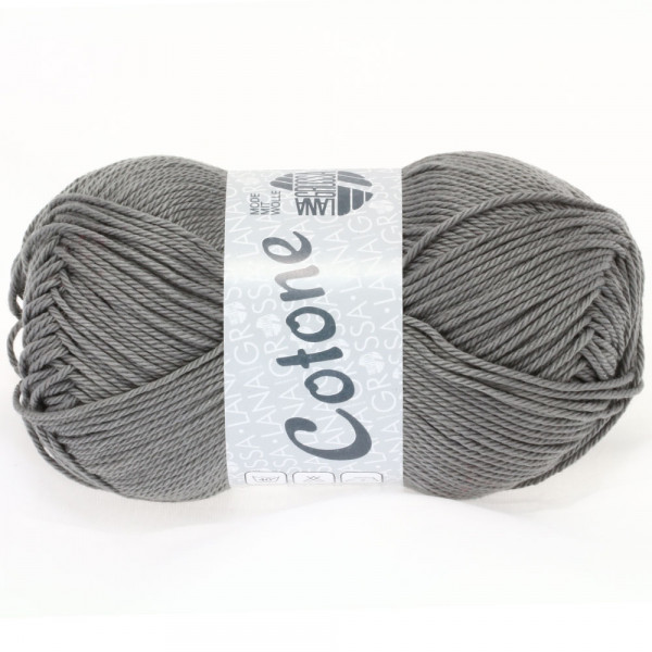 Lana Grossa Cotone - Dunkelgrau