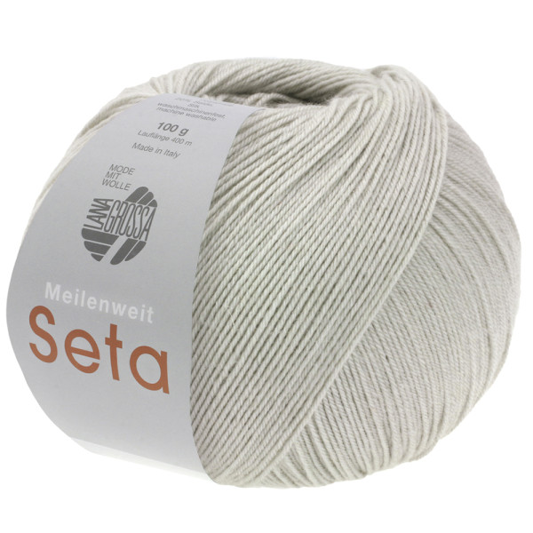 Lana Grossa Meilenweit 100 Seta 004 Grege 100g