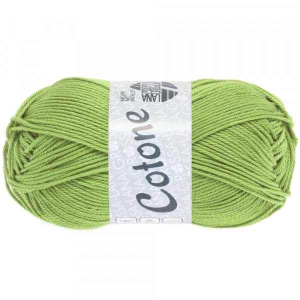 Lana Grossa Cotone 073 Lindgrün 50g