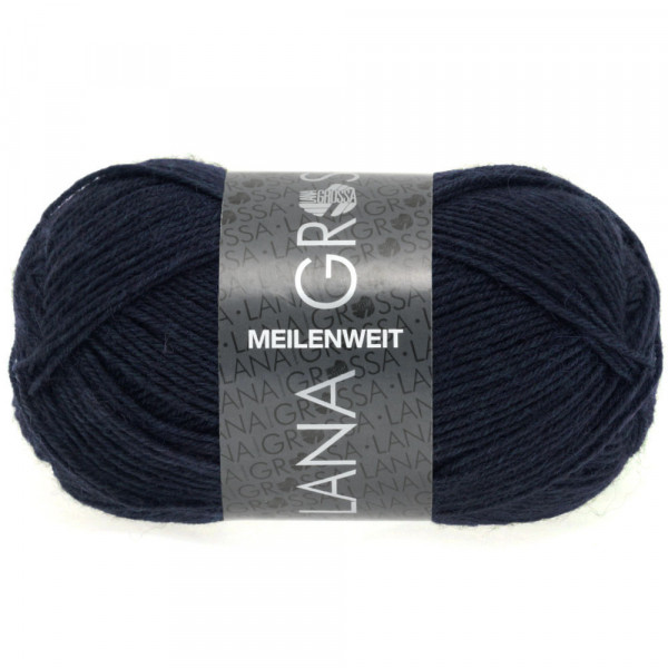 Lana Grossa Meilenweit 50 1141 Nachtblau 50g