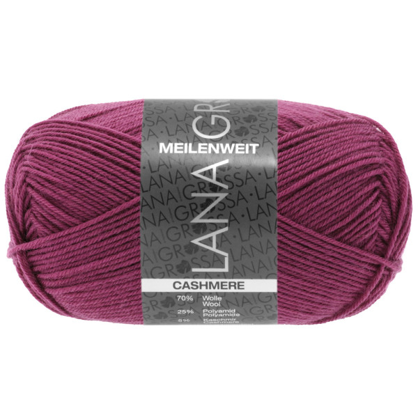 Lana Grossa Meilenweit 50 Cashmere 052 Fuchsia 50g