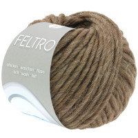 Lana Grossa Feltro 023 Braun meliert 50g Lana Grossa Feltro 023 Braun meliert 50g