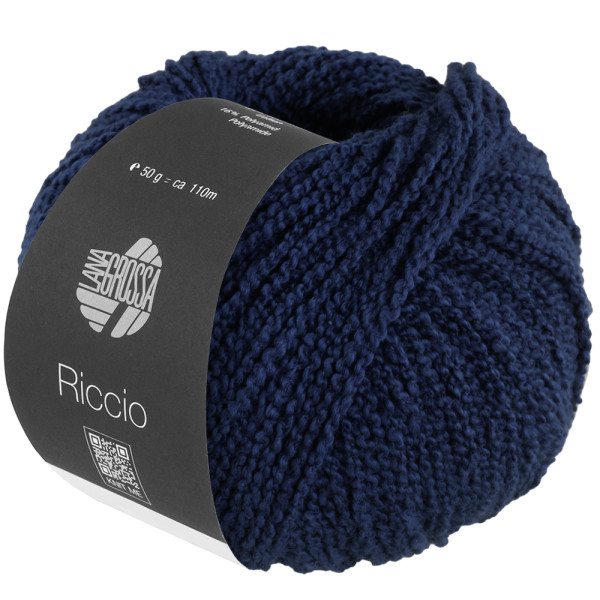 Lana Grossa Riccio 007 Nachtblau 50g