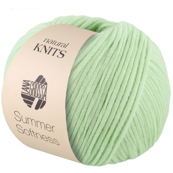 Lana Grossa Summer Softness 023 Weißgrün 50g