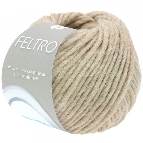 Lana Grossa Feltro 024 Beige meliert 50g