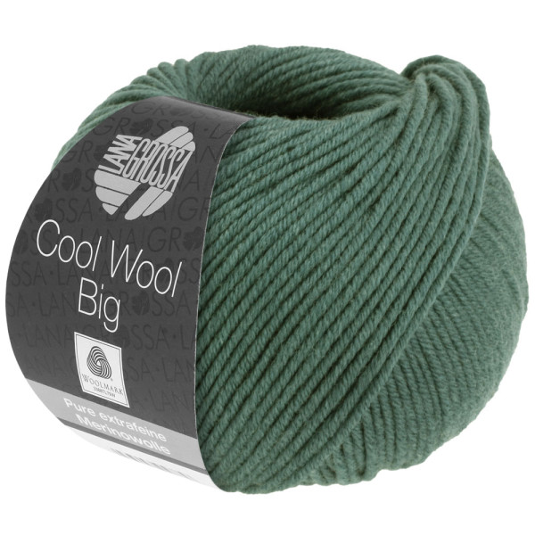 Lana Grossa Cool Wool Big 1004 Moosgrün 50g