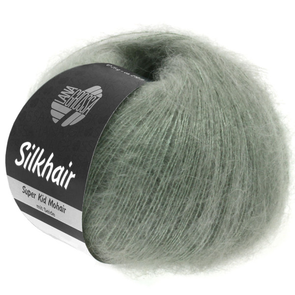 Lana Grossa Silkhair 105 Graugrün 