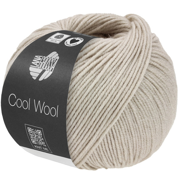 Lana Grossa Cool Wool 2000 Mélange 1491 Grege meliert